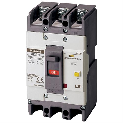 ELCB LS 3P 40A 30mA 14kA ( EBN53c )